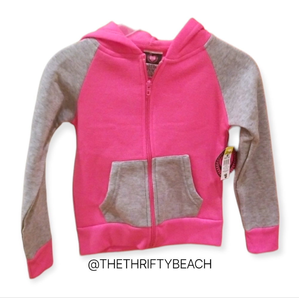 🍍Diva Zip Up Kids Hooded Sweatshirt